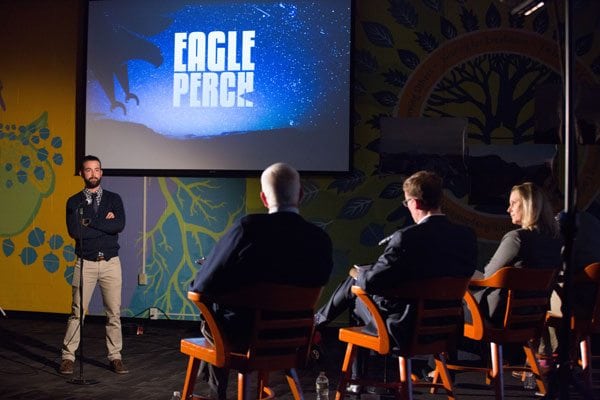 Shark Tank: eagle perch presentation
