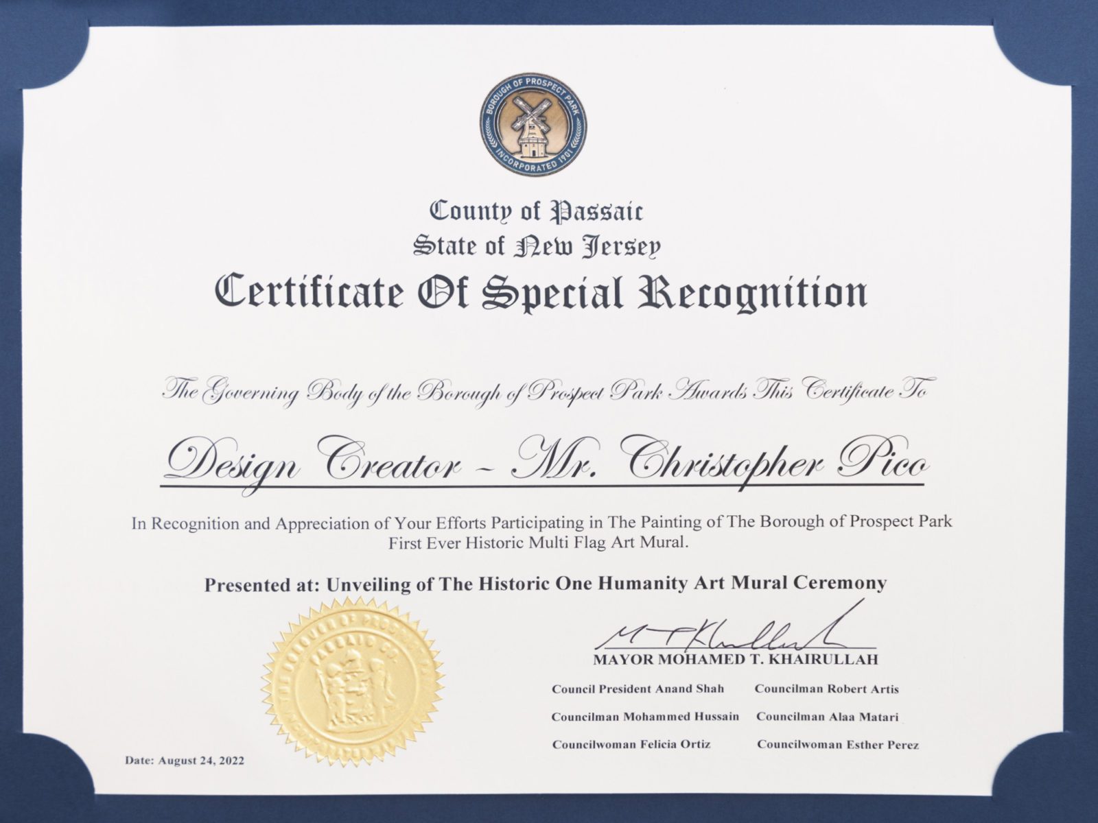 Eastern Christian Highlighted in Prospect Park Ceremony Eastern