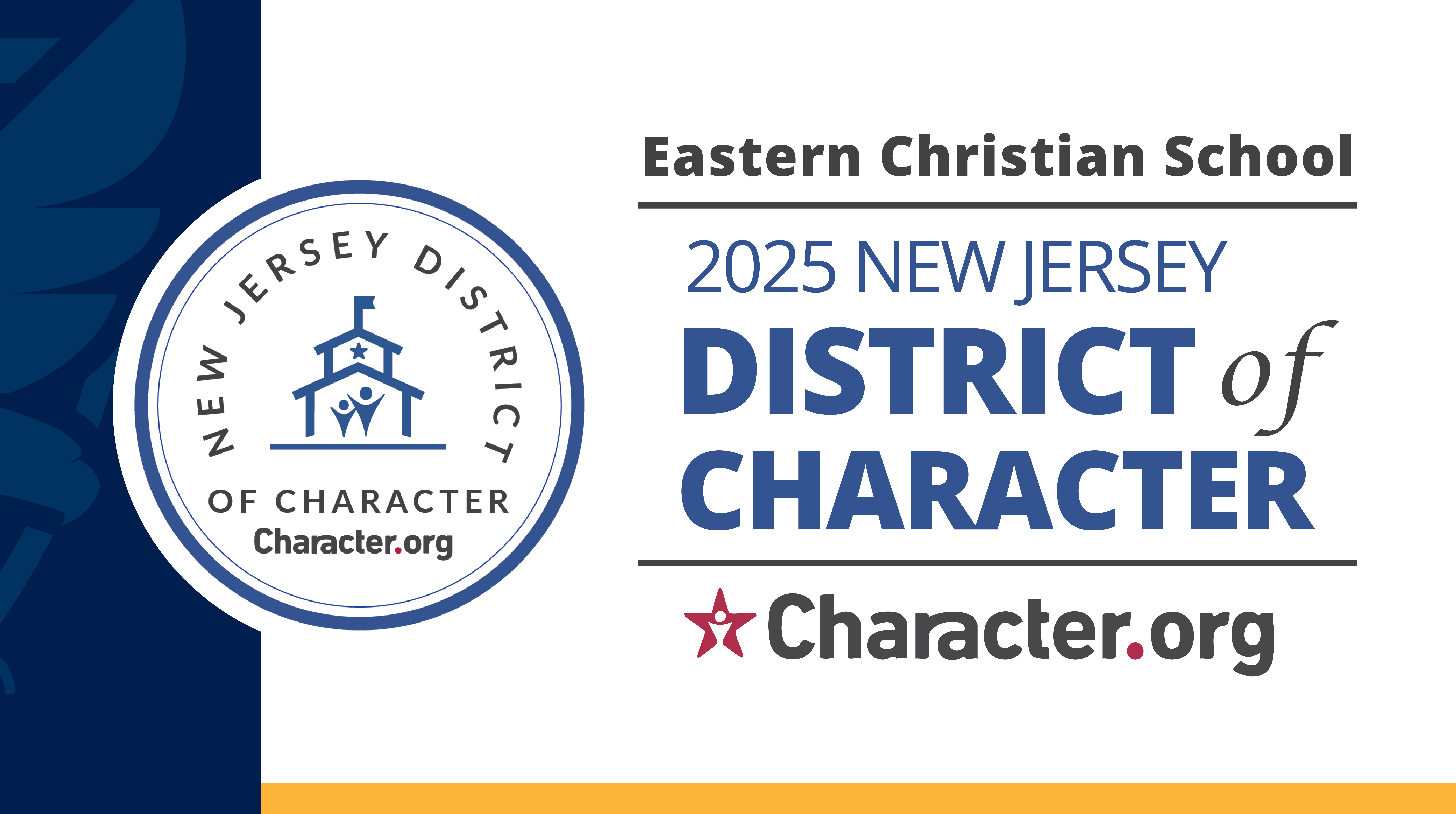 Eastern Christian School named District of Character again in 2025